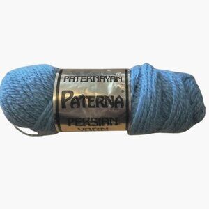 Paternayan Paterna Persian Yarn 40 Yard Skein Virgin Wool Blue 743